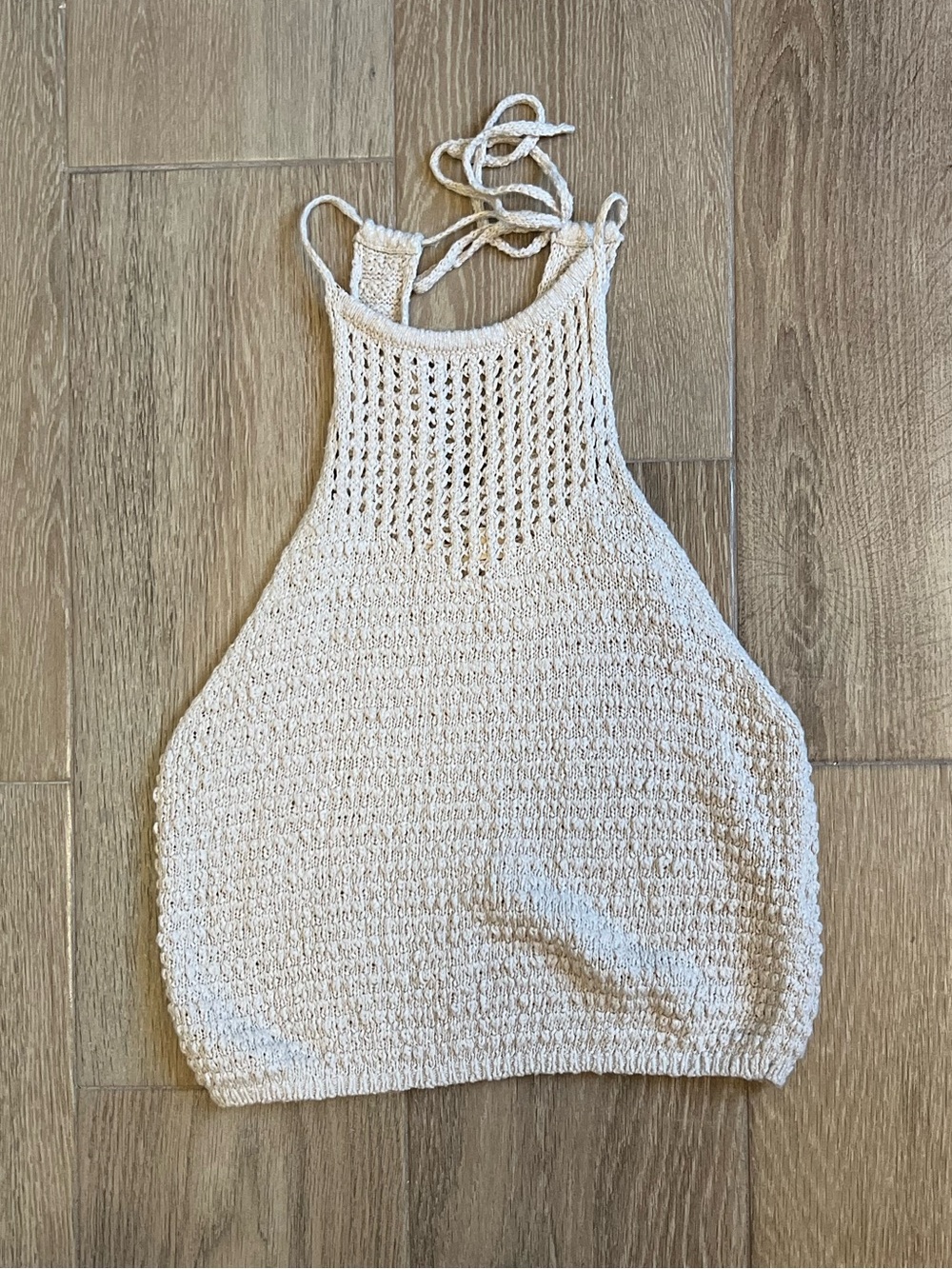Hollister Crochet Halter Tank Top